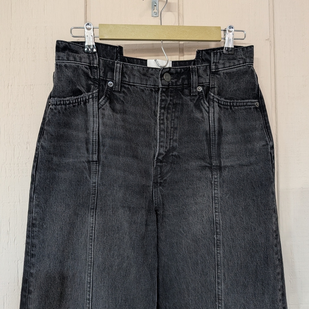 Reformation Reworked Cary High‎ Rise Slouchy Wide Leg Jeans Trinity Wash - Picture 7 of 14